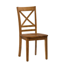 Simplicity Solid Wood Classic Cross-Back Dining Chair (Set of 2)
