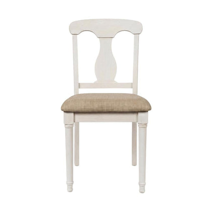 Upholstered Desk Chair with Wood Frame, Modern Accent Chair for Dining Room