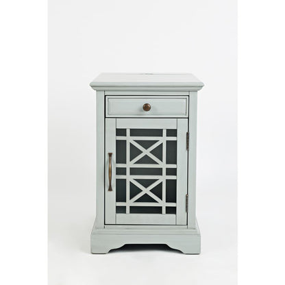 Power Chairside Table - Earl Grey