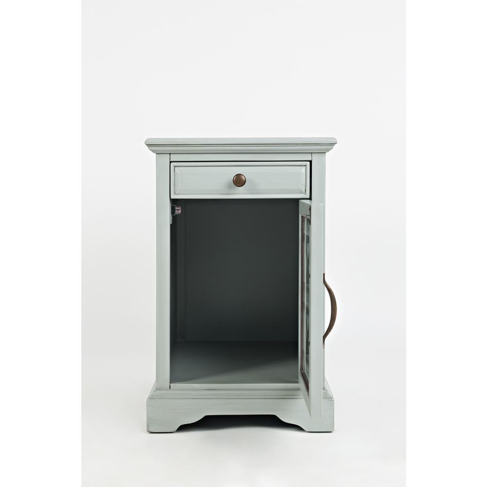 Power Chairside Table - Earl Grey