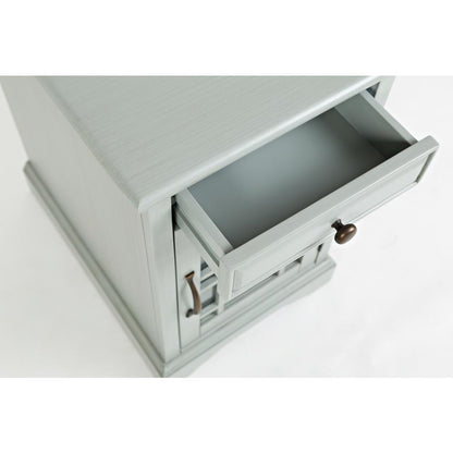 Power Chairside Table - Earl Grey