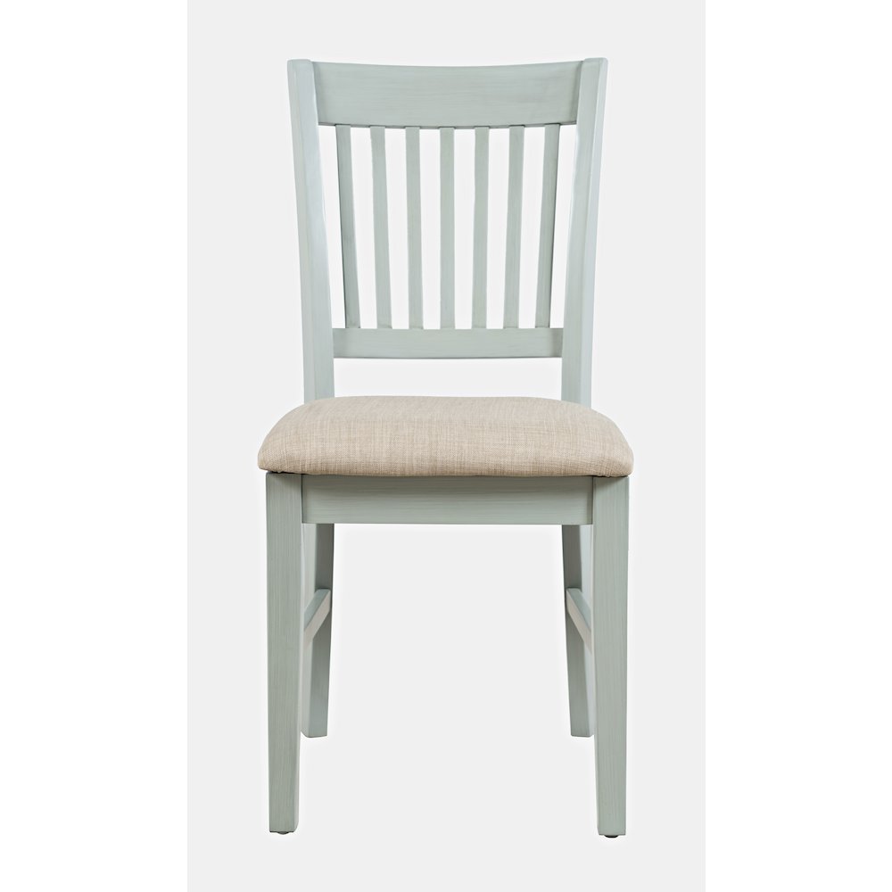 Craftsman Slat-Back Upholstered Desk Chair
