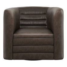 GT Channel Tufted Modern Barrel Accent Swivel Chair