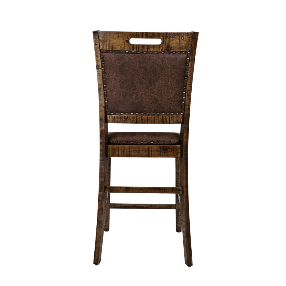 Upholstered Back Counter Stools Set of 2, Accent Bar Stools for Kitchen