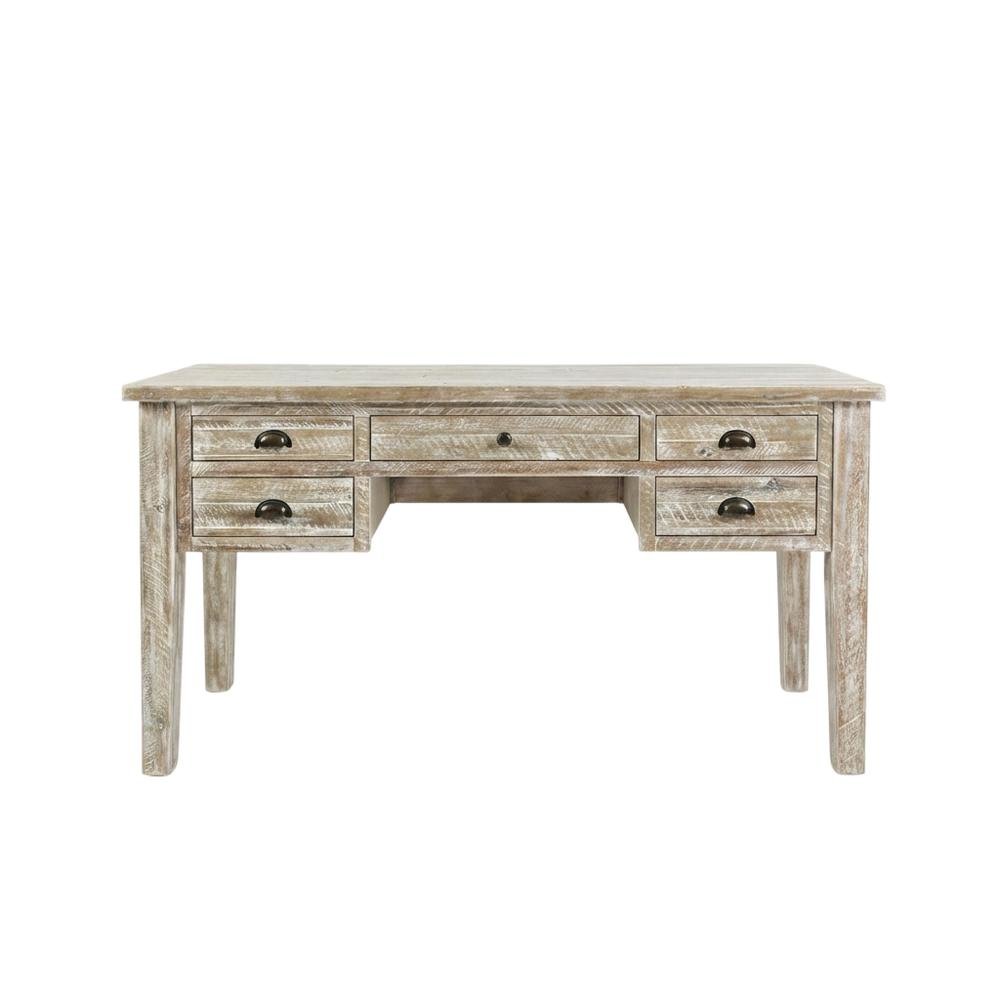5-Drawer Home Office Desk with Storage, Modern Computer Writing Workstation