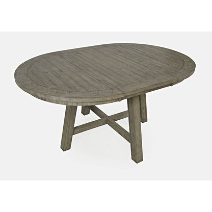 Contemporary Rustic Farmhouse Solid Wood Seven Piece Dining Table Set
