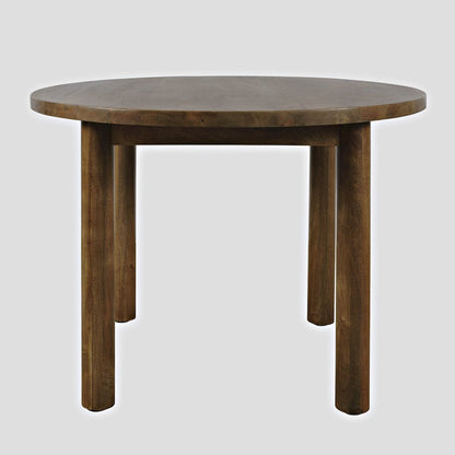 Bodhi 42" Round Rustic Solid Wood Dining Table