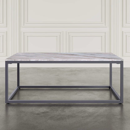 Wynn 48" Modern Luxe Solid Marble Coffee Table