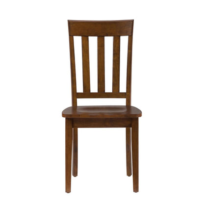Caramel Slat Back Chair, Set of 2