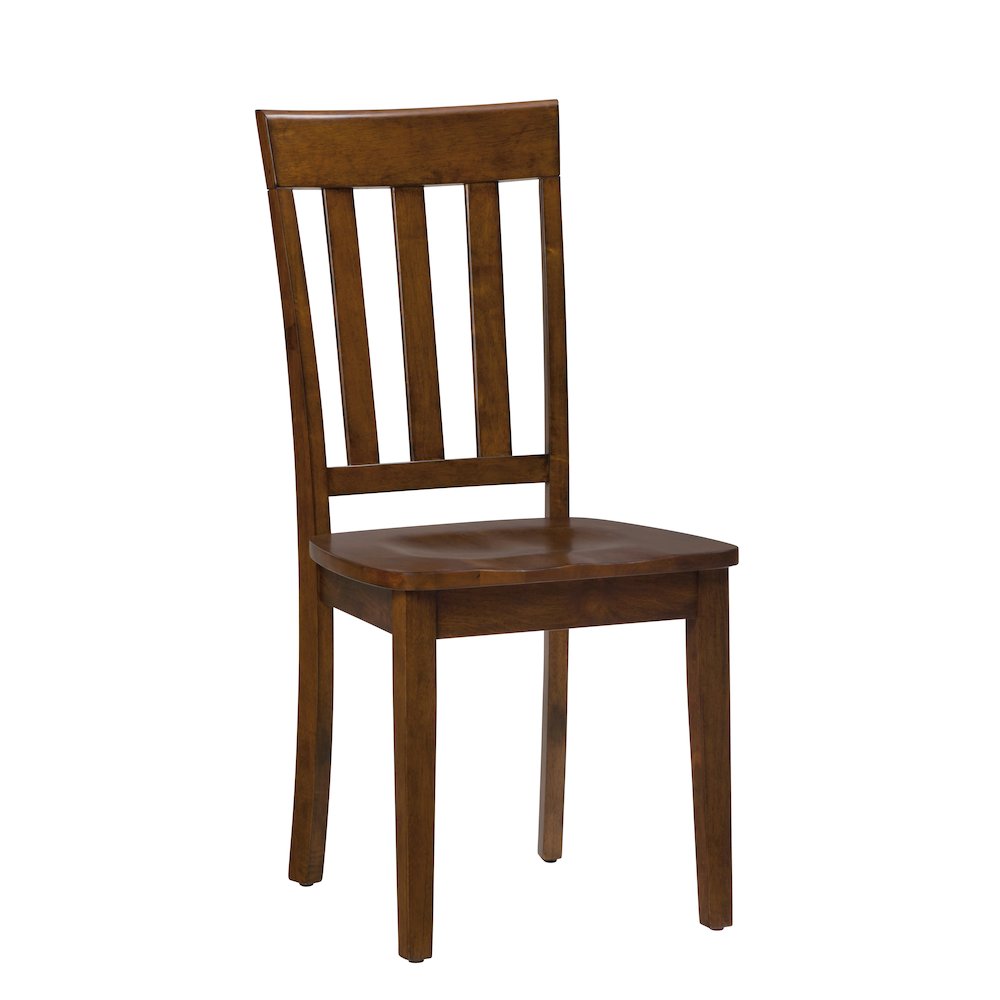 Simplicity Solid Wood Classic Slat Back Dining Chair (Set of 2)