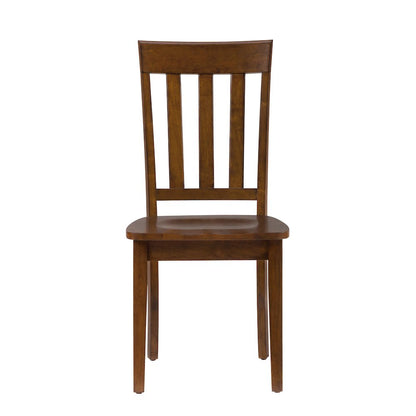 Simplicity Solid Wood Classic Slat Back Dining Chair (Set of 2)