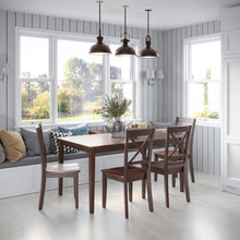 Simplicity Solid Wood Classic Cross-Back Dining Chair (Set of 2)