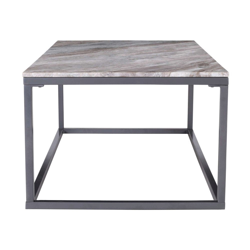 Wynn 48" Modern Luxe Solid Marble Coffee Table