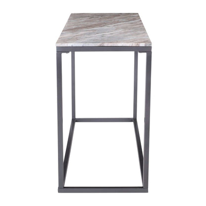 Wynn 50" Modern Luxe Solid Marble Sofa Console Table
