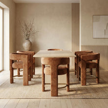 Modern Upholstered Counter Stool, Iron Frame, Rust, Set of 4