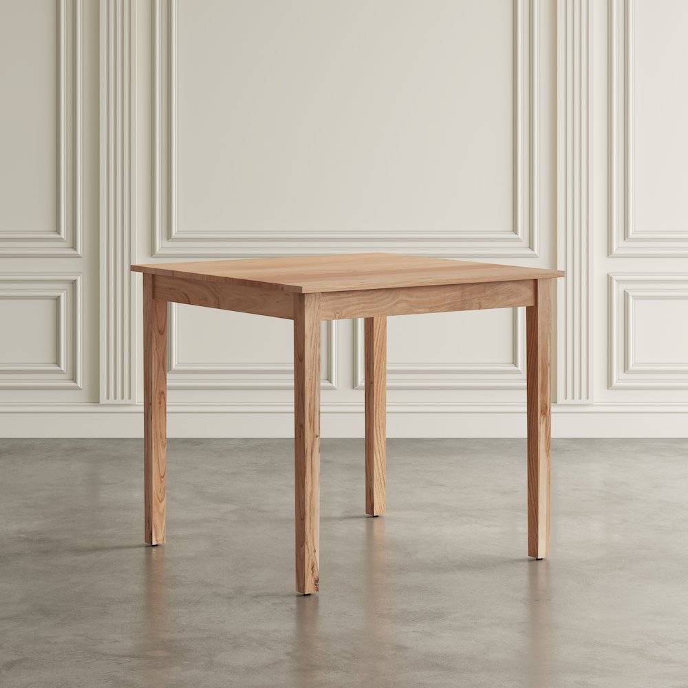 Colby 40" Square Traditional Classic Solid Hardwood Counter Height Dining Table