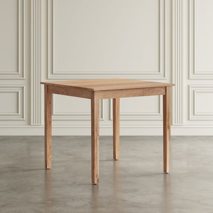 Colby 40" Square Traditional Classic Solid Hardwood Counter Height Dining Table