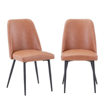 Five Piece Solid Acacia Dining Set with Upholstered Mid-Century Modern Chairs