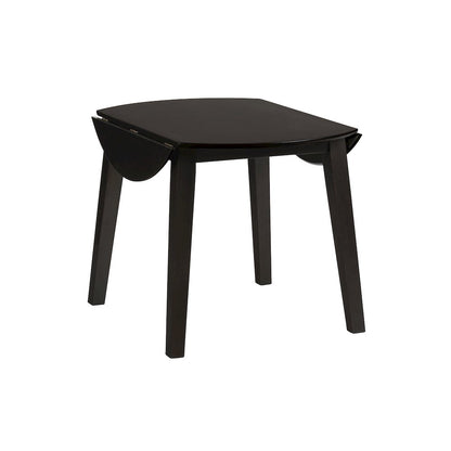 Simplicity Solid Wood Classic Round Drop-leaf Table