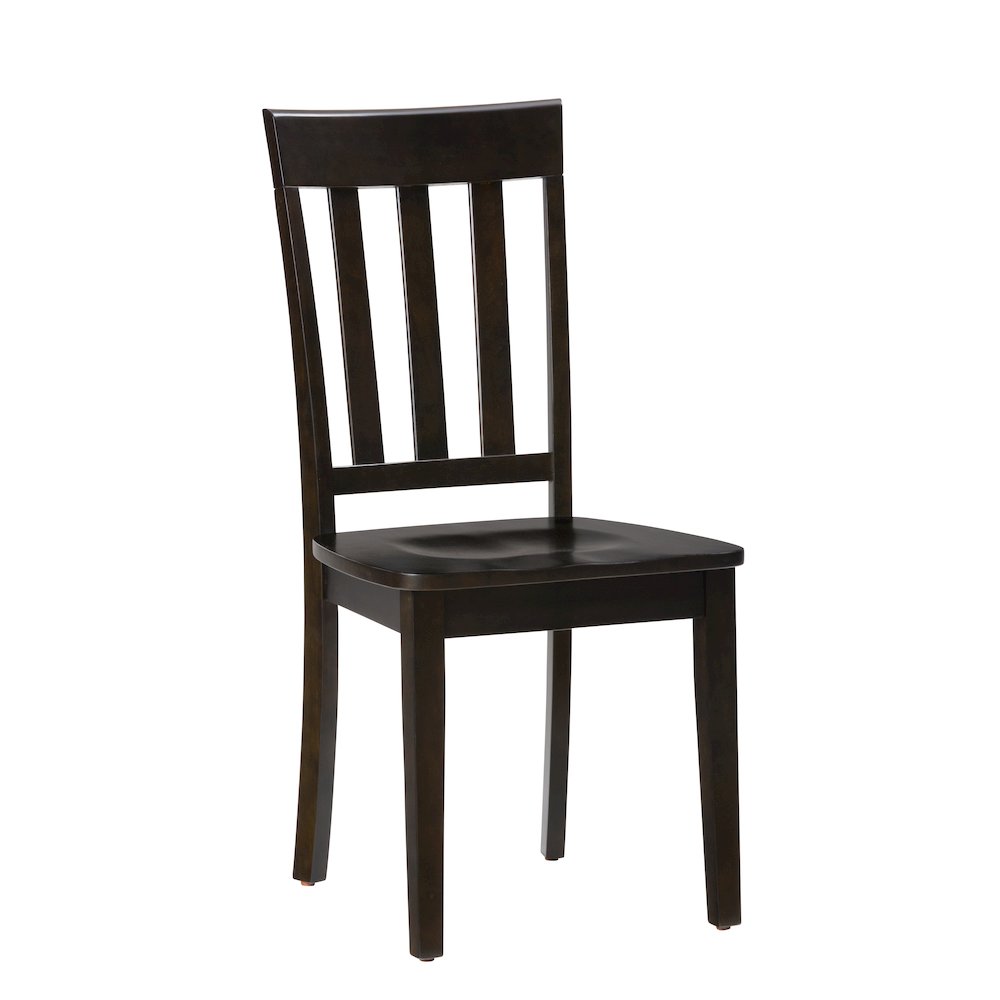 Simplicity Solid Wood Classic Slat Back Dining Chair (Set of 2)
