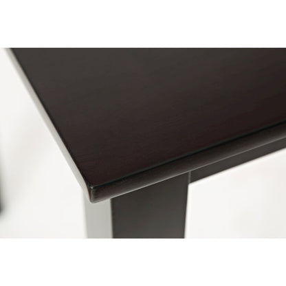 Simplicity Solid Wood Classic 54" Counter Height Dining Table