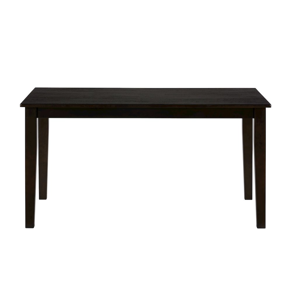 Simplicity Solid Wood Classic 60" Rectangle Dining Table