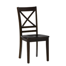 Espresso X Back Chair, Set of 2
