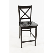 Simplicity Solid Wood Classic X-Back Counter Stool (Set of 2)