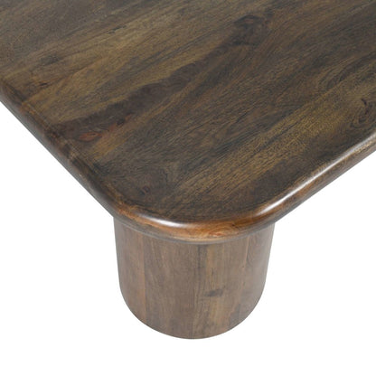 Mandara Global Modern 44" Square Solid Wood Coffee Table