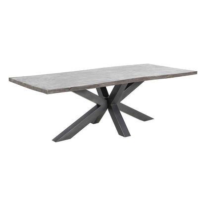 Nordic Ridge 94" Modern Rustic Solid Wood Live Edge Dining Table