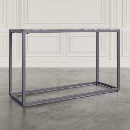 Wynn 50" Modern Luxe Solid Marble Sofa Console Table