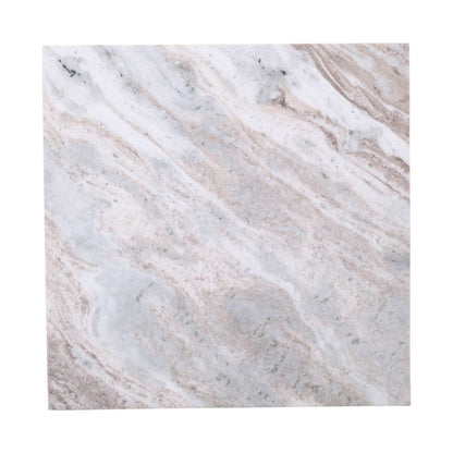 Wynn Modern Luxe Solid Marble Square End Table
