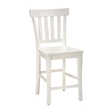 Madaket Rustic Solid Reclaimed Pine Slat Back Bar Stool (Set of 2)