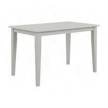 Solid Rubberwood Traditional Counter Height Pub and Dining Table, Paperwhite