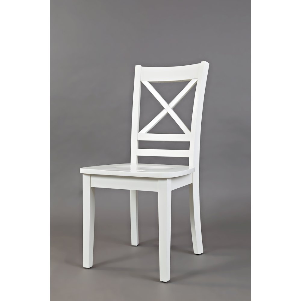 Simplicity Solid Wood Classic Cross-Back Dining Chair (Set of 2)