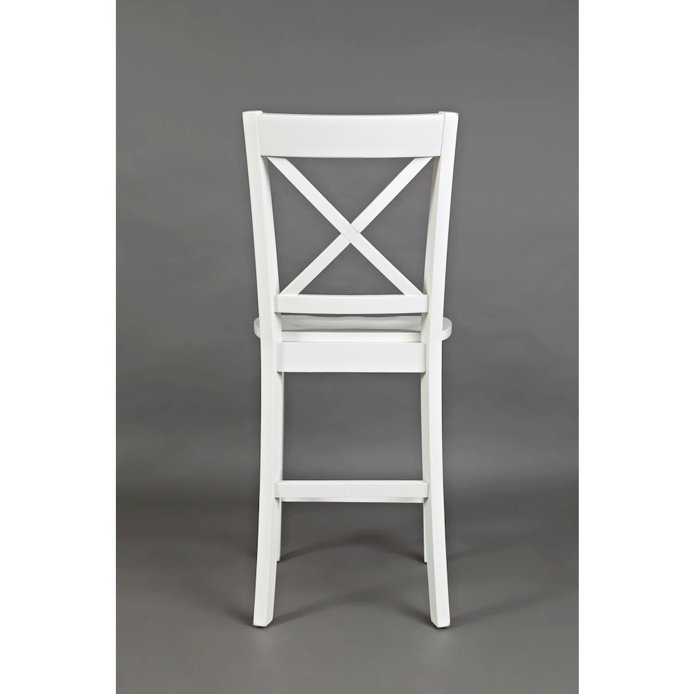 Simplicity Solid Wood Classic X-Back Counter Stool (Set of 2)