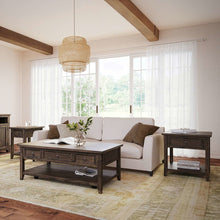 Bakersfield Transitional Rustic 3-Pc Living Room Coffee/End/Side Table Set