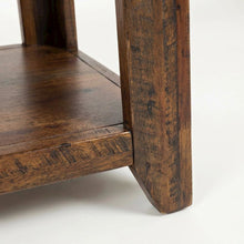 Painted Sofa Table, Rustic Scandinavian Console Table for Living Room
