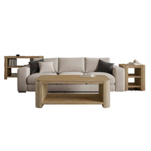 Janzen Three Piece Contemporary Modern Living Room Occasional Table Set