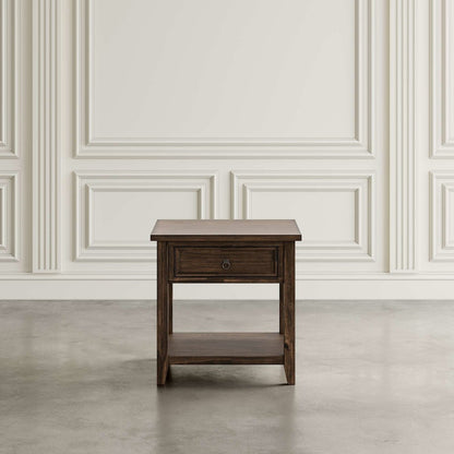 Bakersfield Transitional Rustic 3-Pc Living Room Coffee/End/Side Table Set