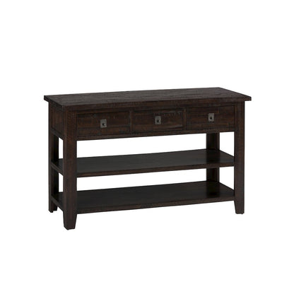 Kona Grove 50" Distressed Rustic Solid Wood Sofa Table