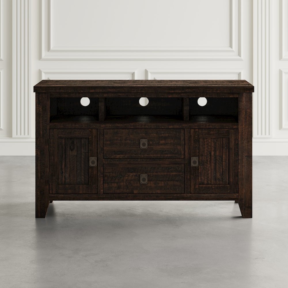 Kona Grove Distressed Rustic Solid Wood 50" Media Unit