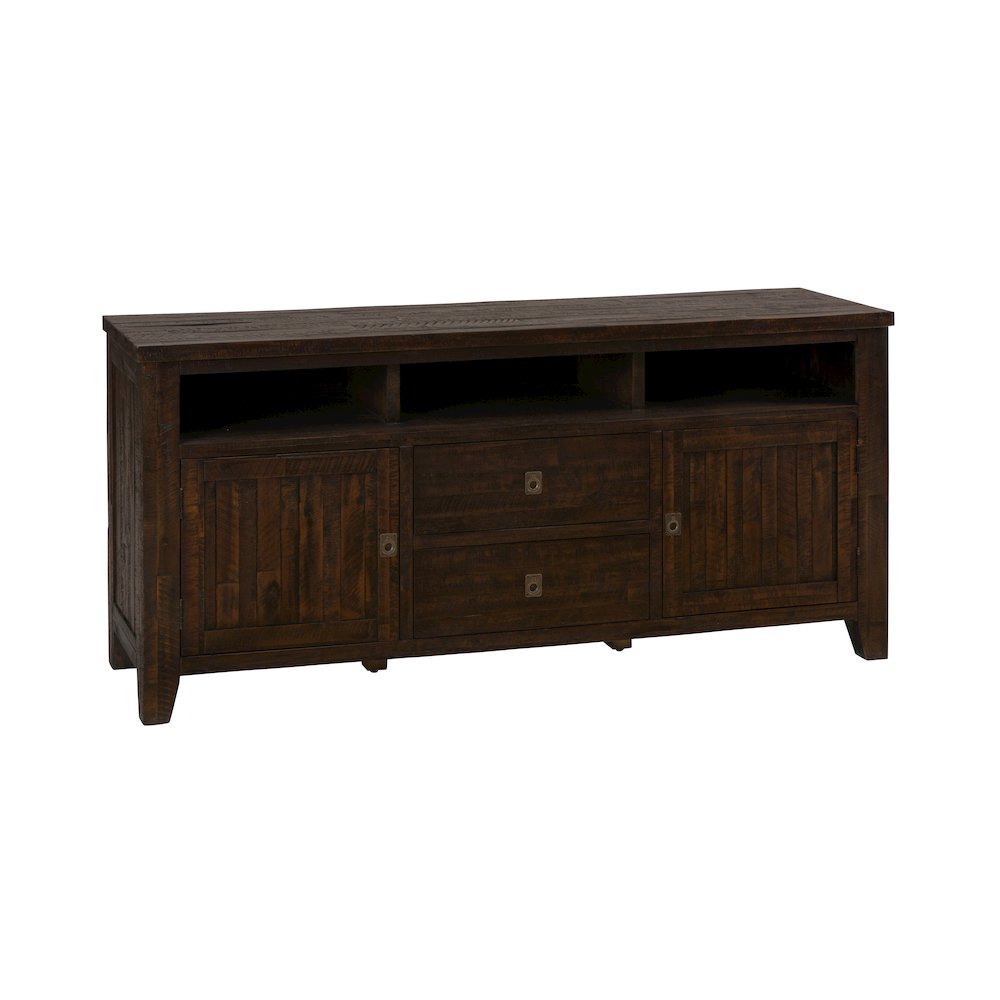 Kona Grove Distressed Rustic Solid Wood 70" Media Unit