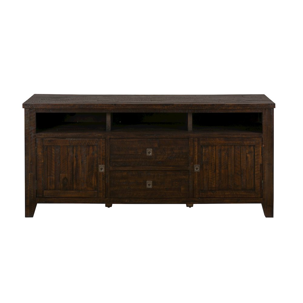 Kona Grove Distressed Rustic Solid Wood 70" Media Unit