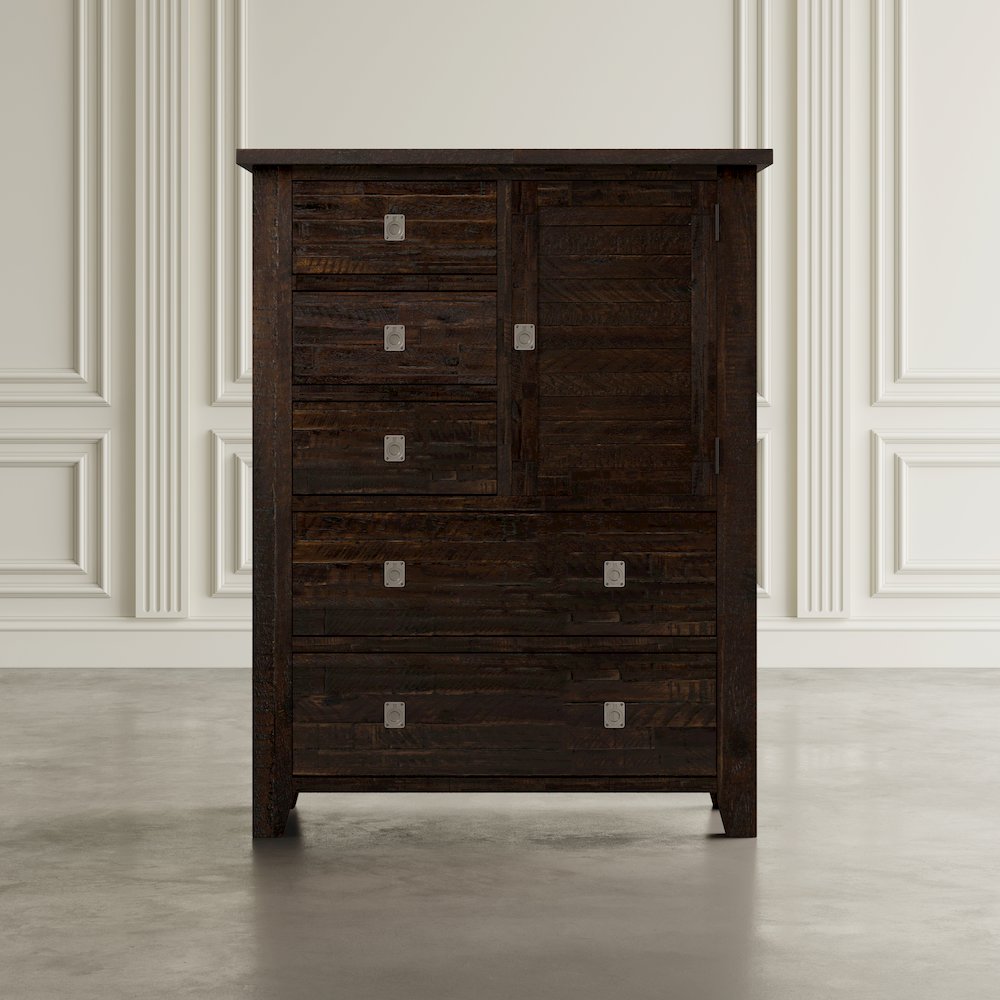 Kona Grove Distressed Rustic Solid Acacia Chest of Drawers