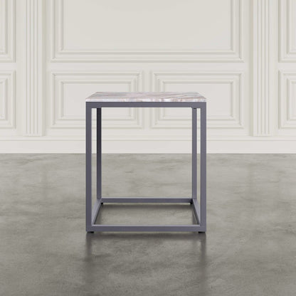 Wynn Modern Luxe 3-Pc Solid Marble Coffee and Matching End Tables Set