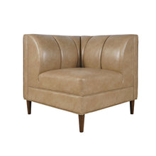 Ruston Modern Banquette Faux Leather Sectional Corner Wedge Seating