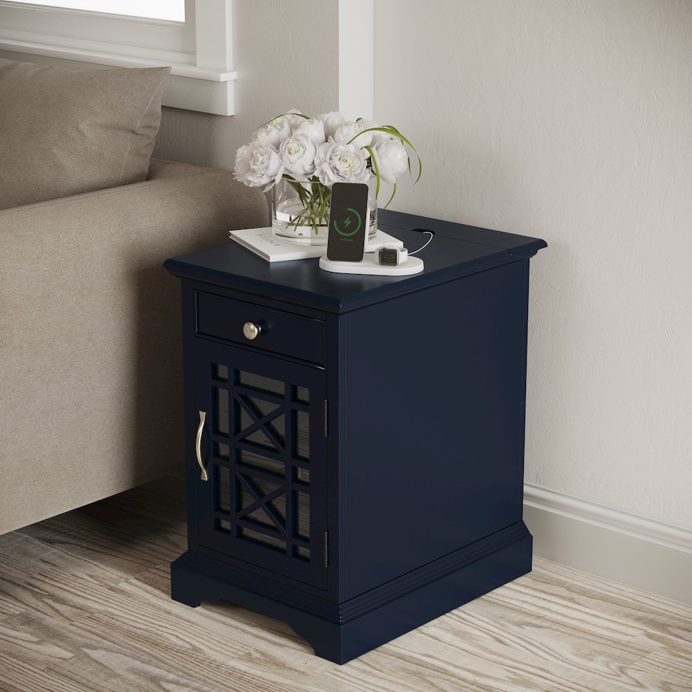 Craftsman USB Charging Chairside End Table