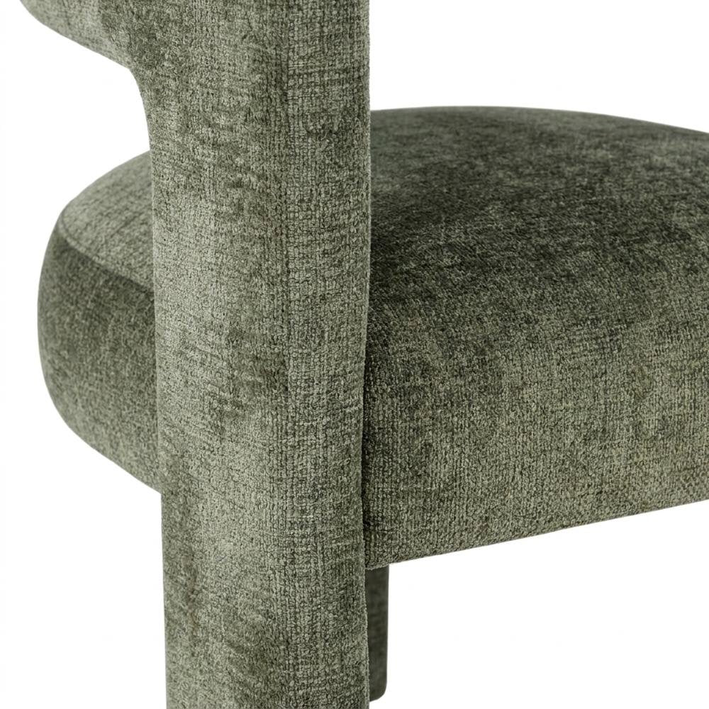 Modern Upholstered Counter Stool, Iron Frame, Grey, Set of 2