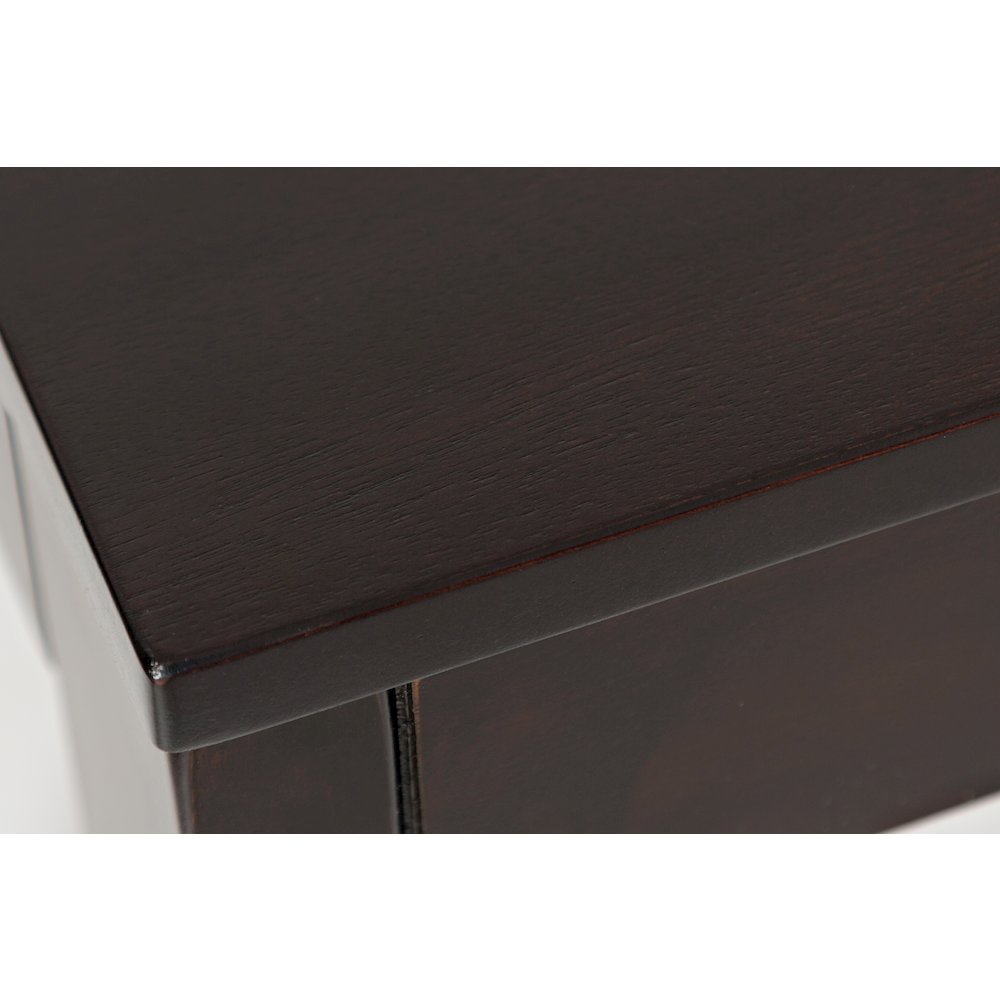 Tribeca Counter Height 48" Contemporary Dining Table with Built-In Shelving